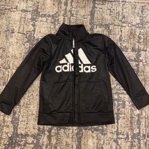 Black adidas jacket in size 6